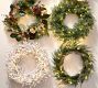 Faux Lit White Berry Wreath