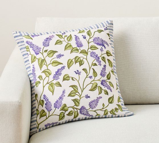 Mark D. Sikes Lilac Fields Reversible Pillow Cover