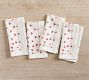 Painted Hearts Cotton/Linen Napkins - Set of 4