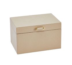 Quinn Small Leather Jewelry Box - Shadow Printed