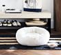 Round Faux Fur Alpaca Pet Bed