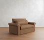 Westwood Roll Arm Deep Seat Leather Sofa (77"&ndash;102")