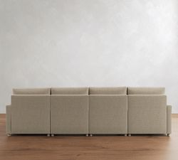 Westwood Slim Arm Power Reclining Double Chaise Sectional (136"-160")