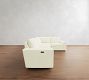 Dream Power Reclining Reversible Wedge Sectional (122"-134")