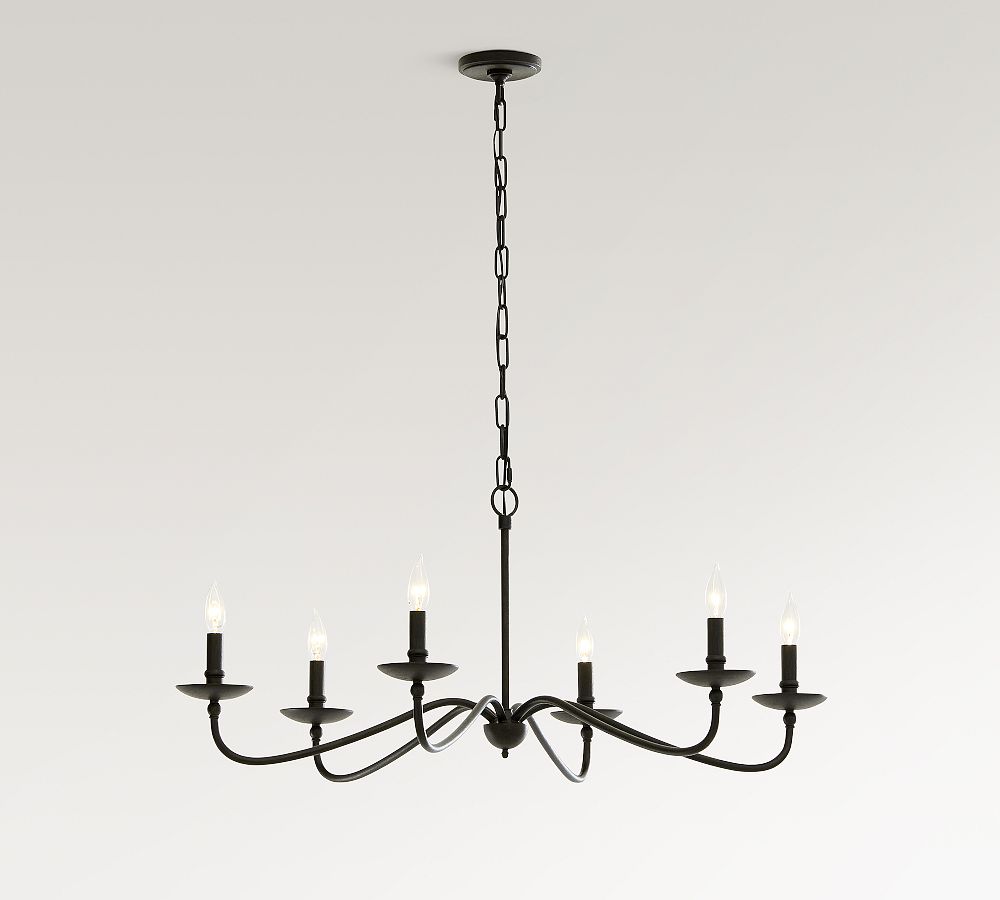 Lucca Iron Chandelier (38"-50") by Pottery Barn