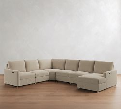 Westwood Slim Arm Power Reclining L-Shaped Chaise Sectional (148"-160")