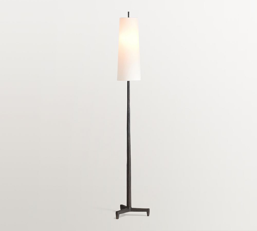 Fallon Forged-Iron Floor Lamp (70") by Pottery Barn
