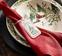 Gift Tag Ceramic Napkin Rings &amp; Place Card Holders - Set of 4