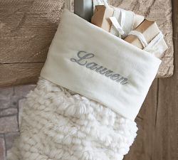 Honeycomb Faux Fur Stockings