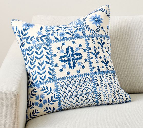 Mark D. Sikes Clementine Patchwork Pillow Cover