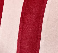 Monique Lhuillier Harper Velvet Pieced Stripe Pillow Cover