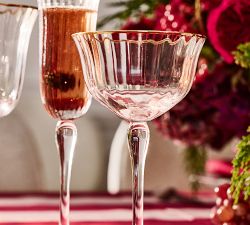 Monique Lhuillier Tatum Coupe Glasses - Set of 2