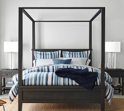 Morgan Banded 400-Thread-Count Organic Percale Pillowcases - Set of 2