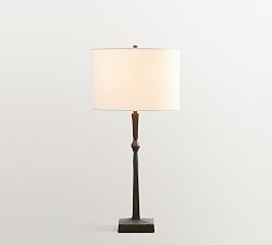 Porter Metal USB Table Lamp (16"-21")