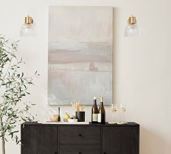 Valerie Ribbed Glass Sconce (12")