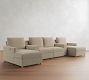Westwood Slim Arm Power Reclining Double Chaise Sectional (136"-160")