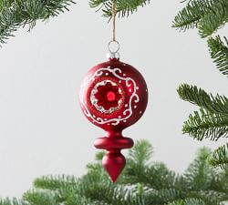 Winter Icons Mercury Glass Ornaments