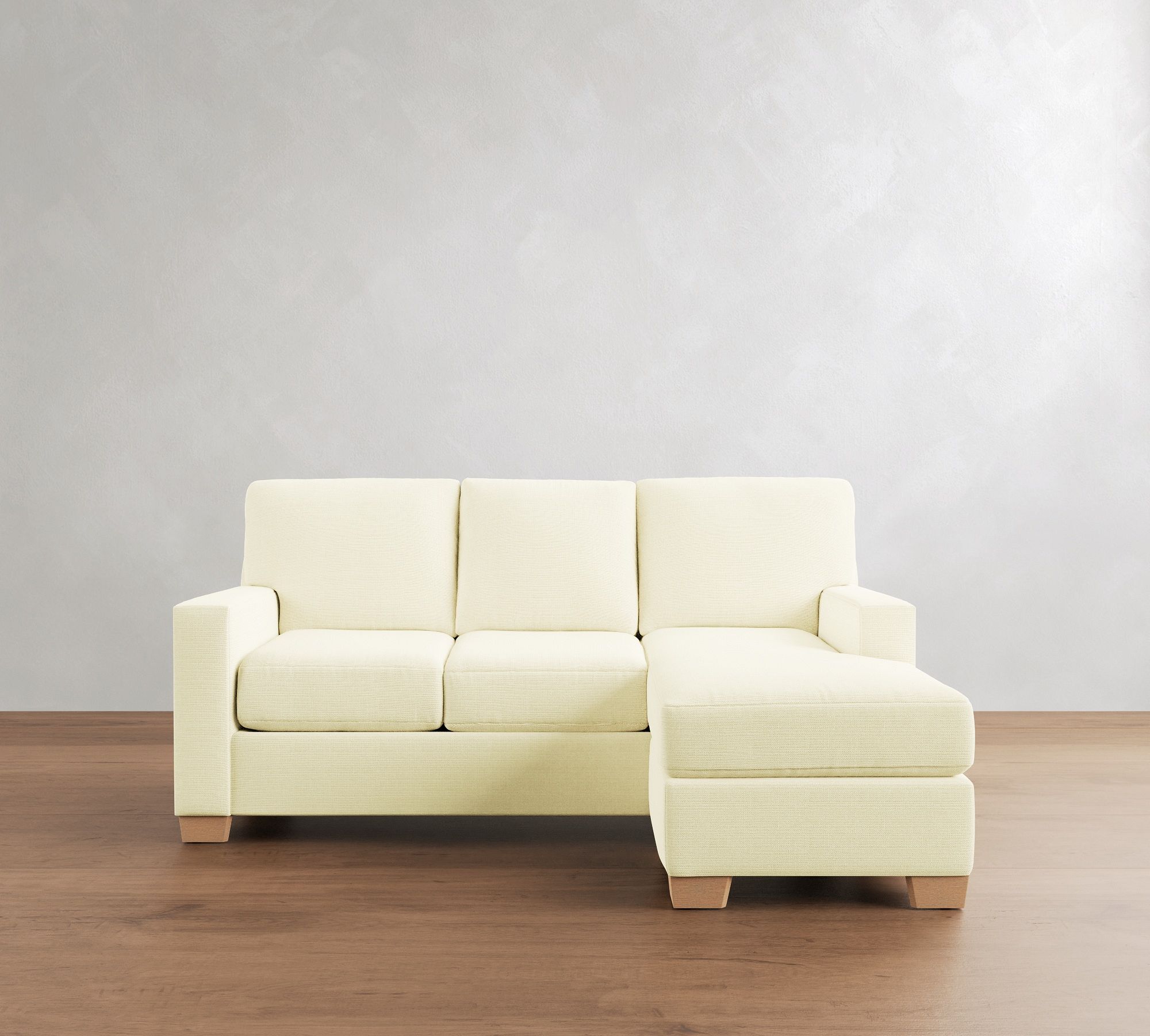 Buchanan Modern Square Arm Reversible Chaise Sectional (83")