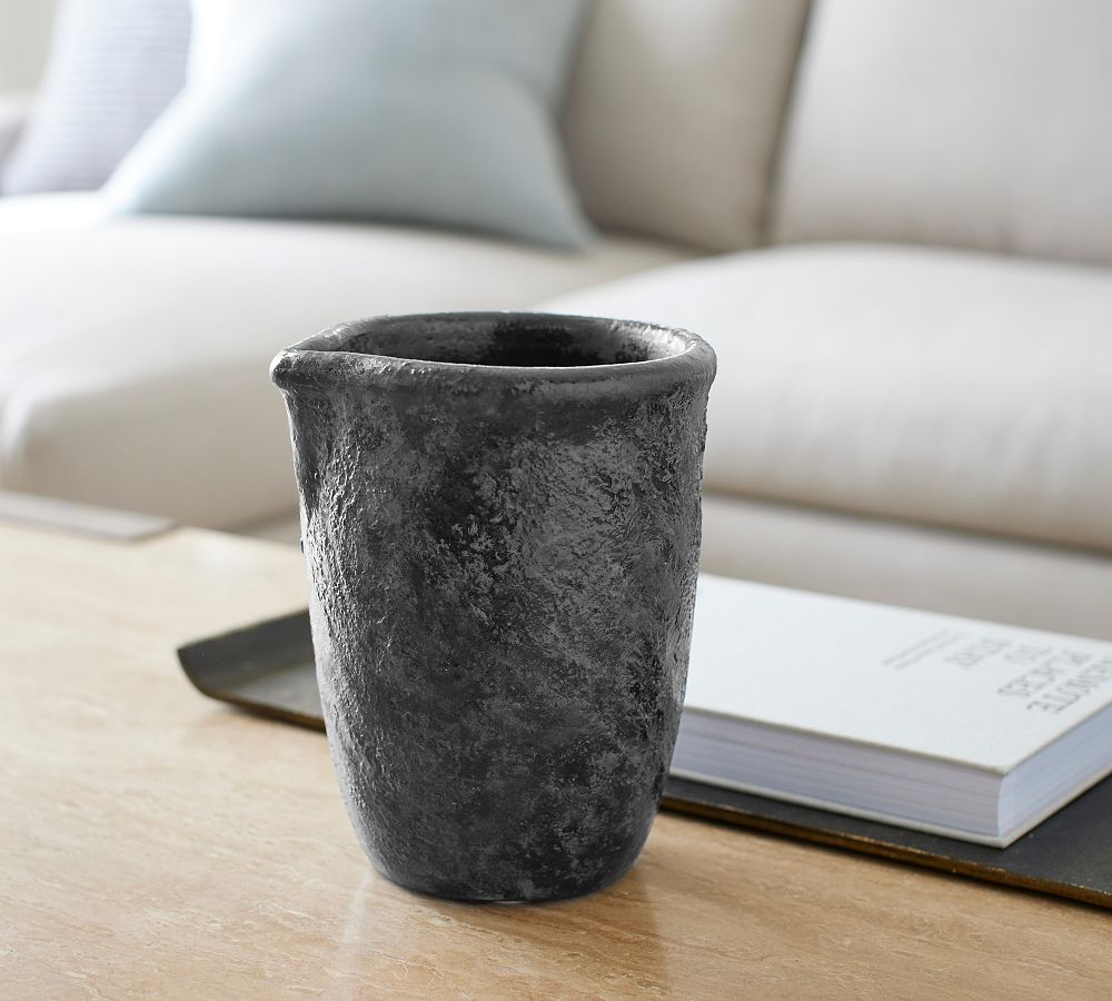 Artisan Handcrafted Terracotta Vase by Pottery Barn