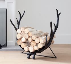 Bronze Antler Fireplace Collection