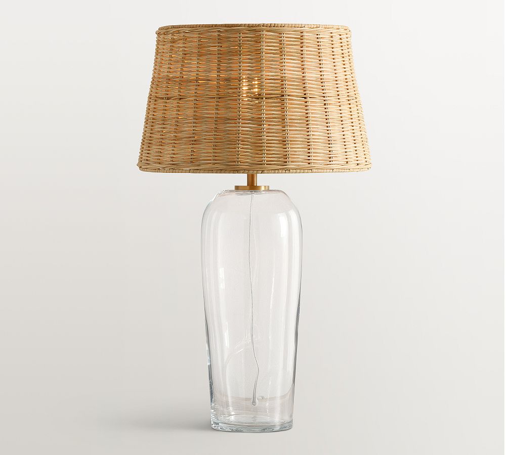 Carter Woven Table Lamp (18"-29") by Pottery Barn