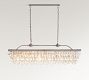 Clarissa Rectangular Crystal Chandelier (30"-40")