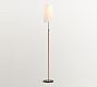 Harrison Leather Wrapped Floor Lamp (50")