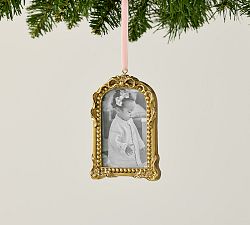 LoveShackFancy Gold Bow Frame Ornament