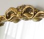 LoveShackFancy Gold Double Bow Floor Mirror