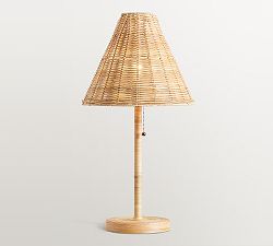 Marion Woven Table Lamp (24")