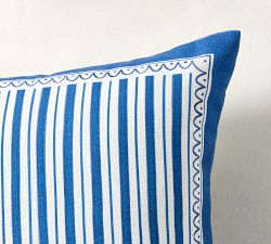 Mark D. Sikes Citrus Stripe Outdoor Pillow