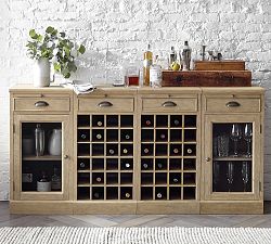 Modular Bar Buffet With Double Wine Grid (72")
