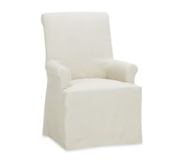 PB Comfort Roll Slipcovered Dining Armchair