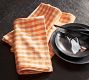 Pumpkin Gingham Organic Cotton Napkins - Set of 4
