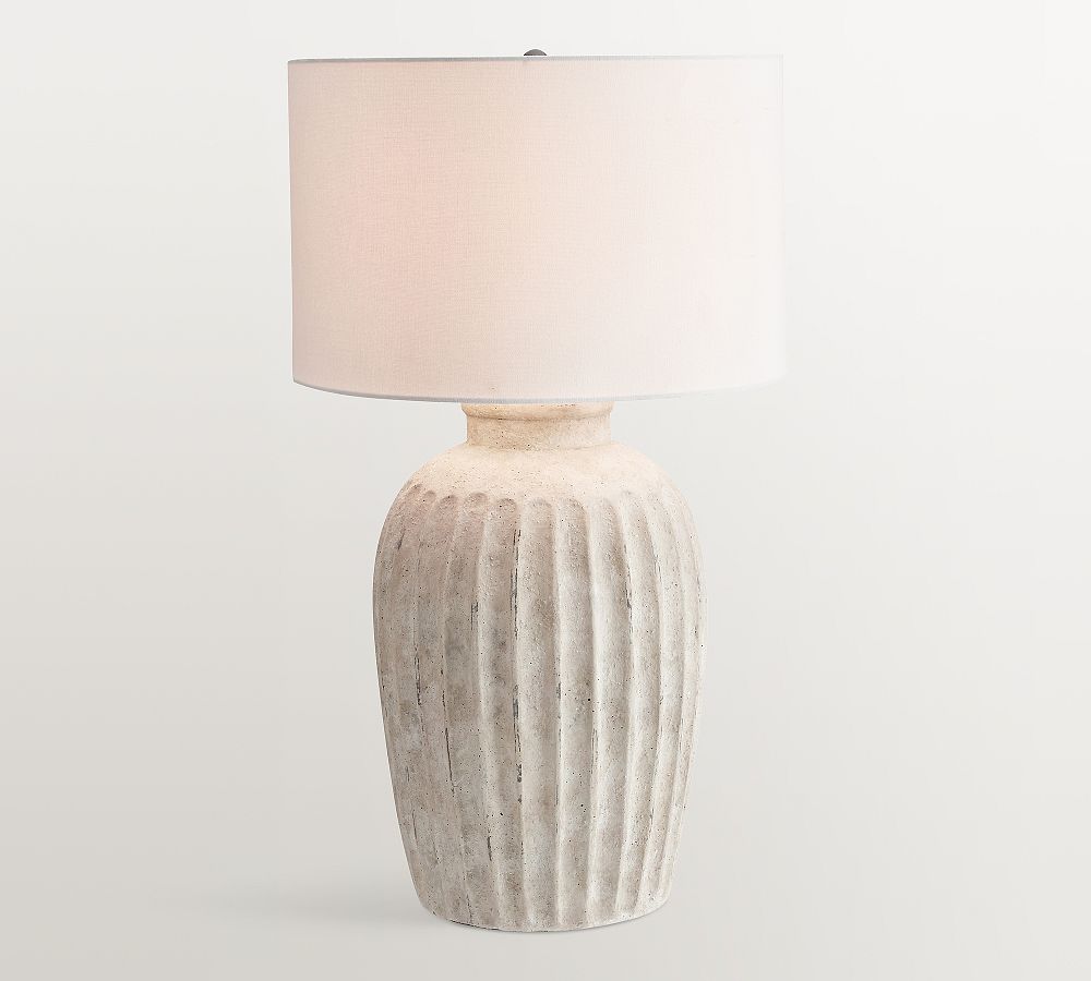 Anders Tall Terra Cotta Table Lamp (31") by Pottery Barn