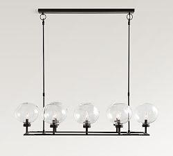 Maisie Glass Globe Chandelier (53")