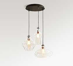 McCarthy 3-Light Glass Pendant (23")