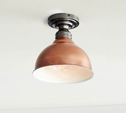 Metal Bell Flush Mount (13")