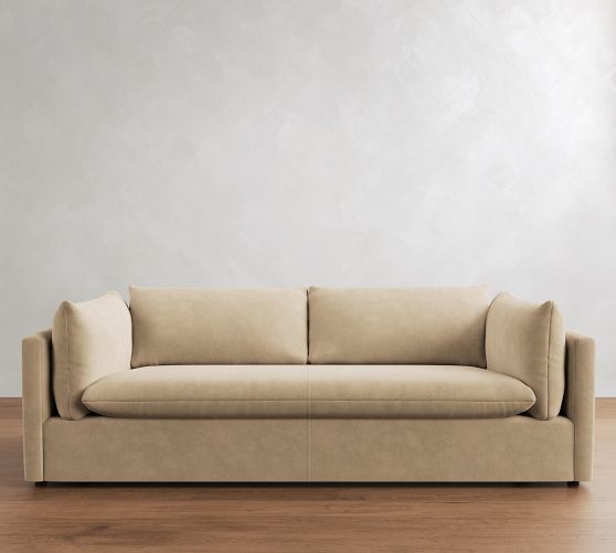 Palmetto Leather Sofa (79"-99") by Pottery Barn