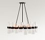 Penni Recycled Glass Chandelier (24")