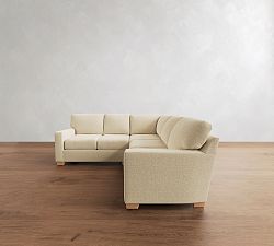 Buchanan Modern Square Arm 3-Piece L-Shaped Sectional (93")