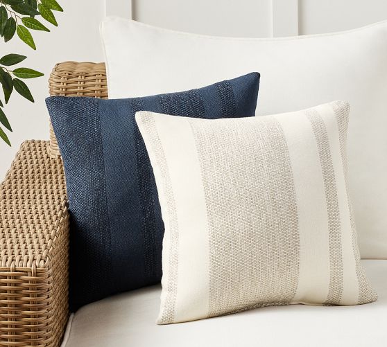 Sunbrella® Holden Striped Outdoor Pillow