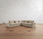 Westwood Roll Arm Deep Seat 3-Piece L-Shaped Wedge Sleeper Sectional (135")