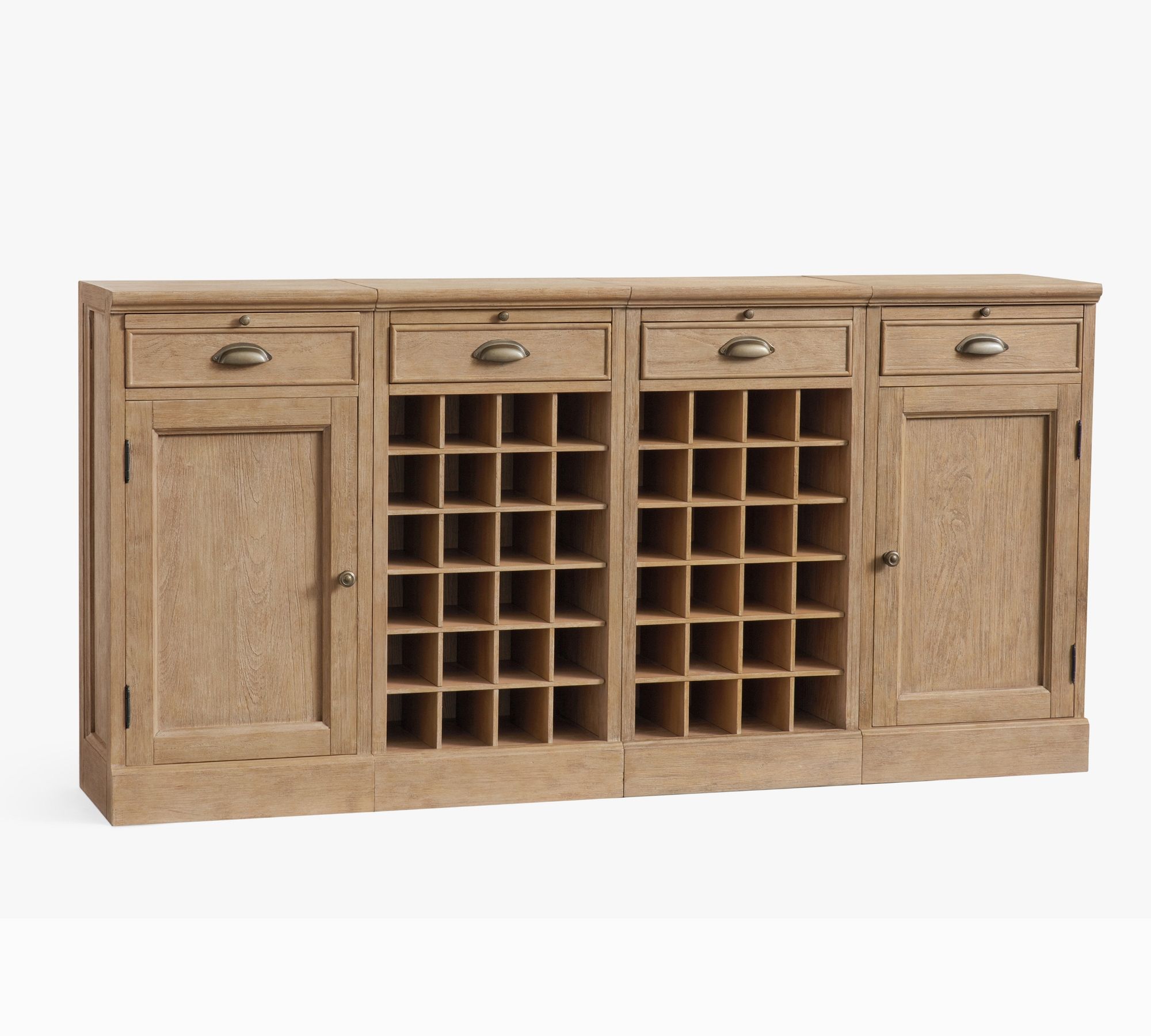 Modular Bar Buffet With Double Wine Grid (72")
