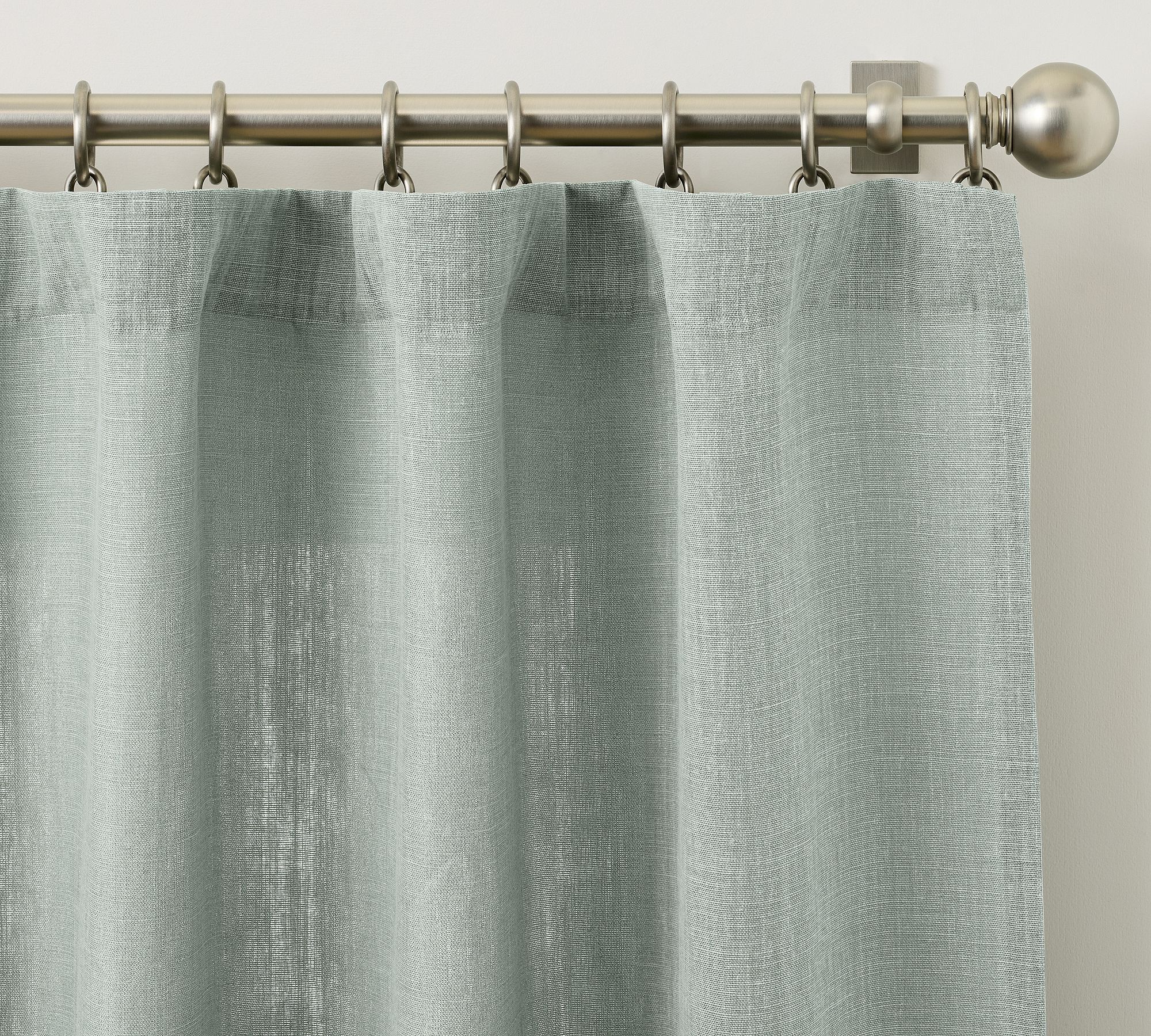 Belgian Linen Unlined Curtain Made with Libeco™ - thumbnail 2