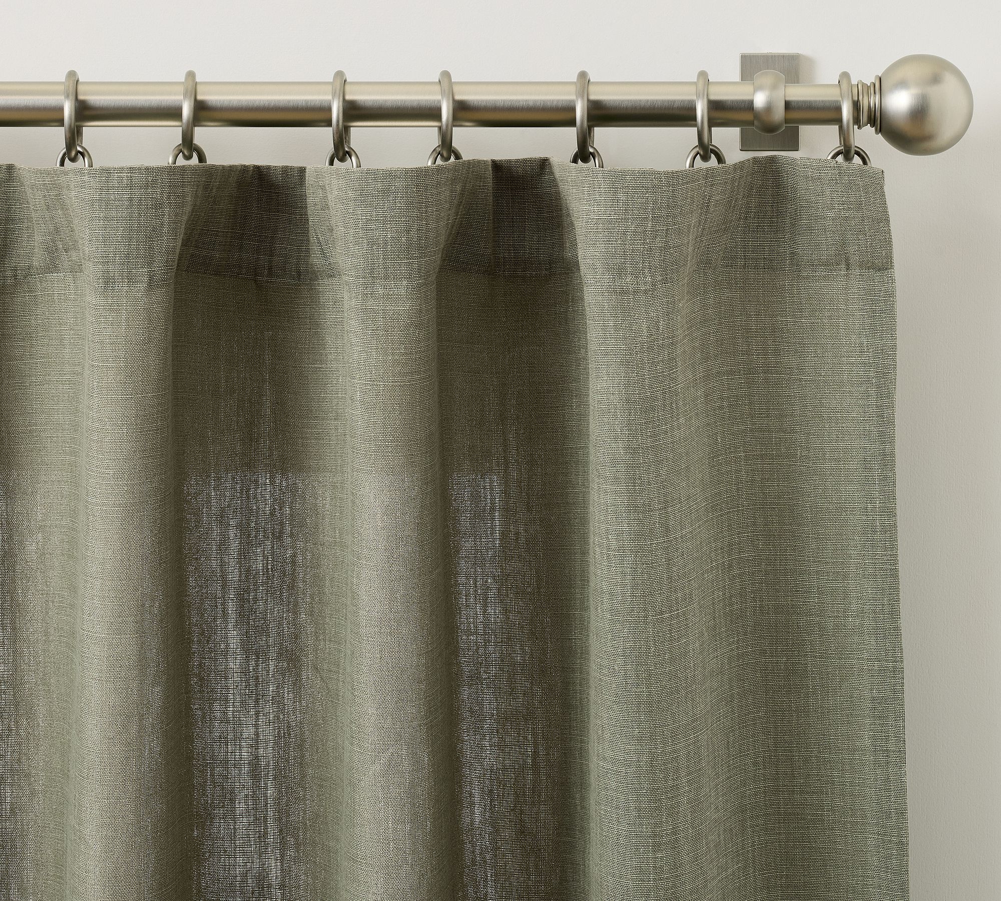 Belgian Linen Unlined Curtain Made with Libeco™ - thumbnail 3