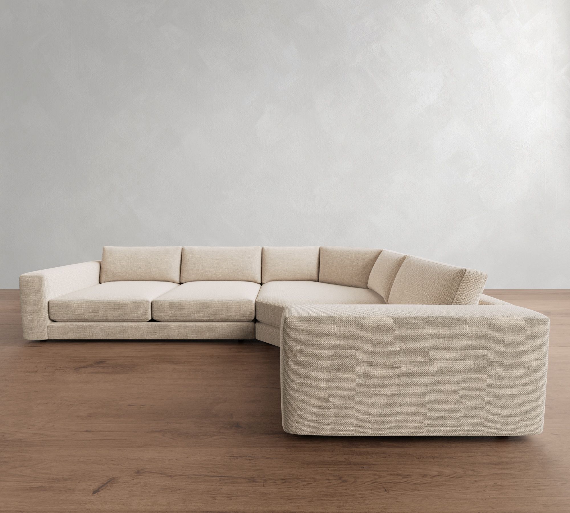 Carmel Lounge 3-Piece Wedge Sectional (128"–134")
