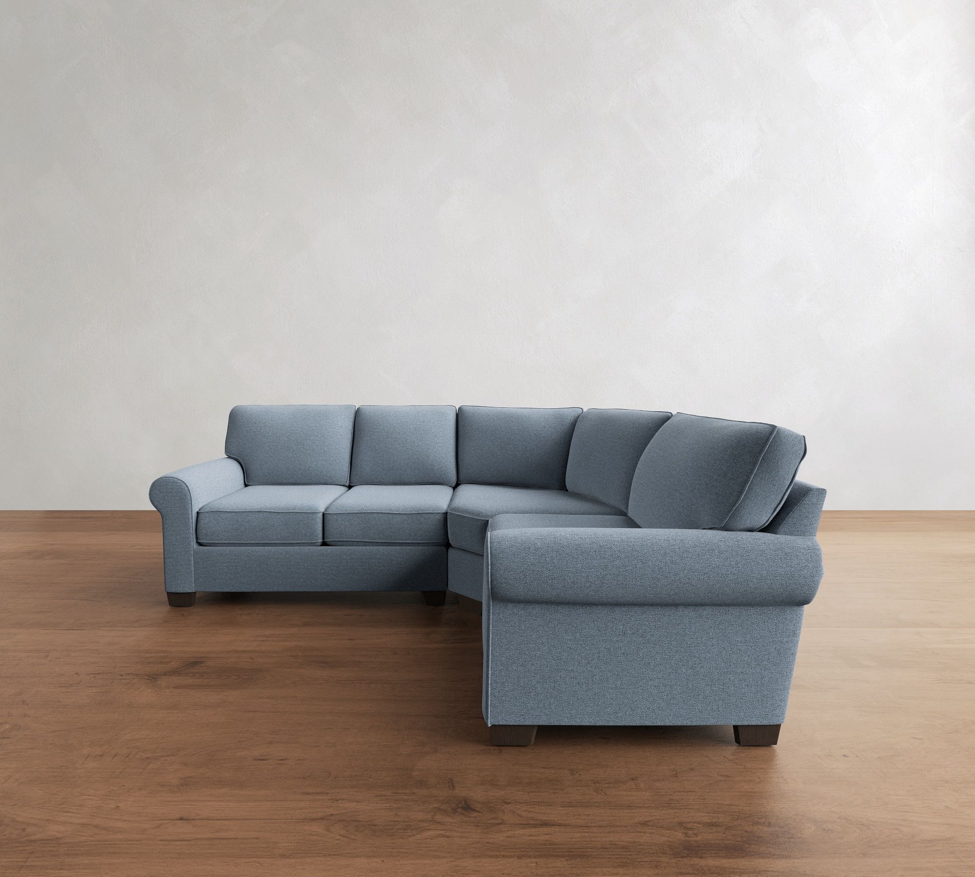 Buchanan Roll Arm 3-Piece Curved Wedge Sectional (100") - thumbnail 9