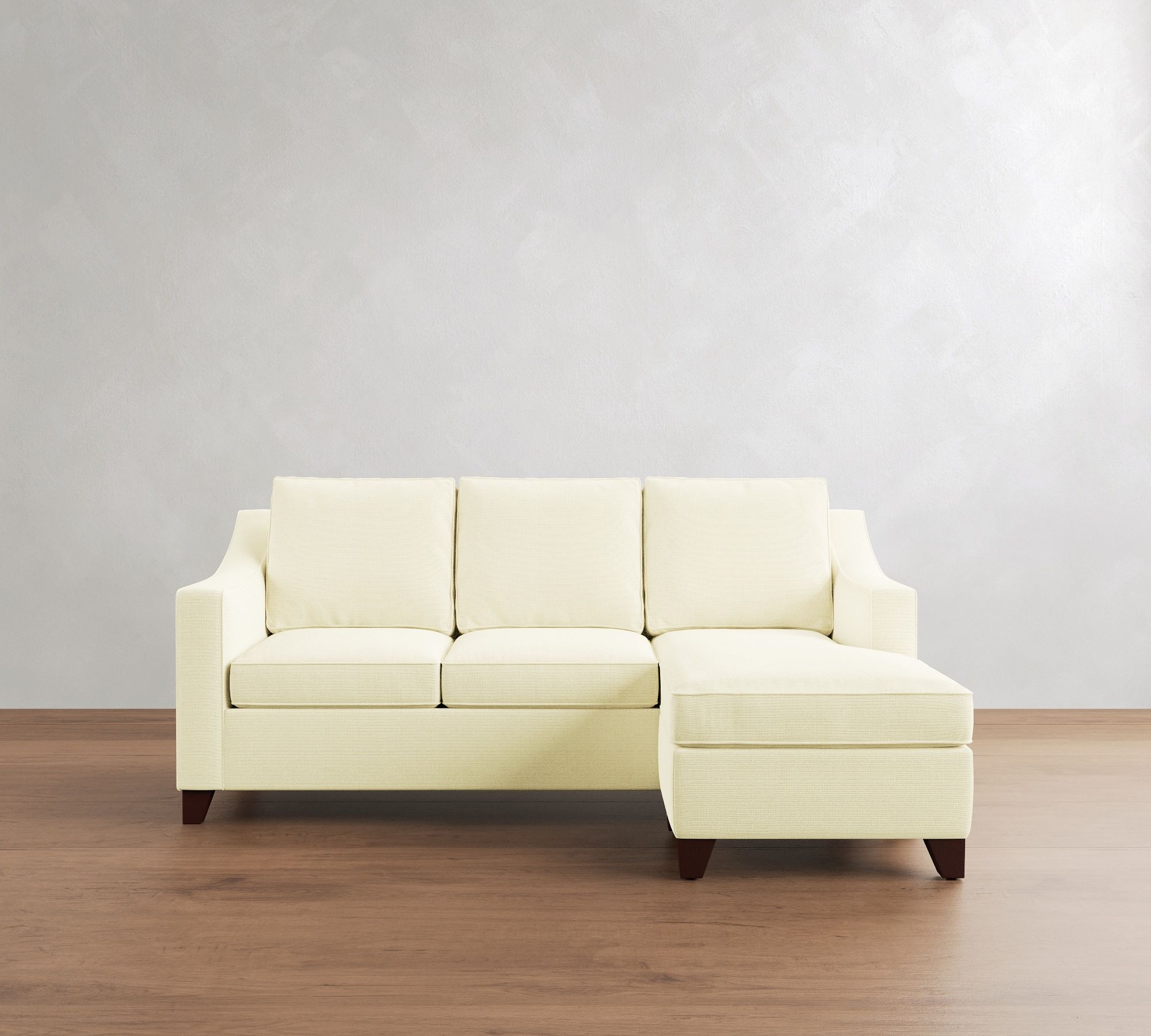 Cameron Slope Arm Reversible Chaise Sleeper Sectional (87")