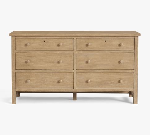 Farmhouse 6-Drawer Dresser, Seadrift